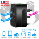 Universal Travel Adapter AC Power Plug Adapter US UK EU AUST Worldwide Socket For Phones Tablet Cameras