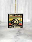 Opossum Charm Delight- Tumbler Handle Charm