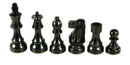 Chess Pieces - Black French Knight Chess Pieces