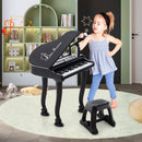 37 Keys Kids Piano Keyboard with Stool and Piano Lid