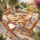 Octagonal Folding Patio Dining Table - Acacia Wood