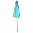 9Ft Patio Bistro Half Round Umbrella