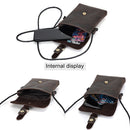 Retro Men's Multifunctional Mobile Phone Bag