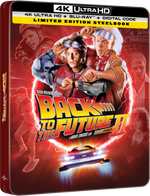 Back to the Future Part II Limited Edition Steelbook (4K Ultra HD + Blu-ray™ + Digital Code) [TEMPORARILY PRE-SOLD OUT: Expected Availability October 14, 2025!]