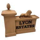 Back to the Future - Lyon Estates Gate Scaled Prop Replica