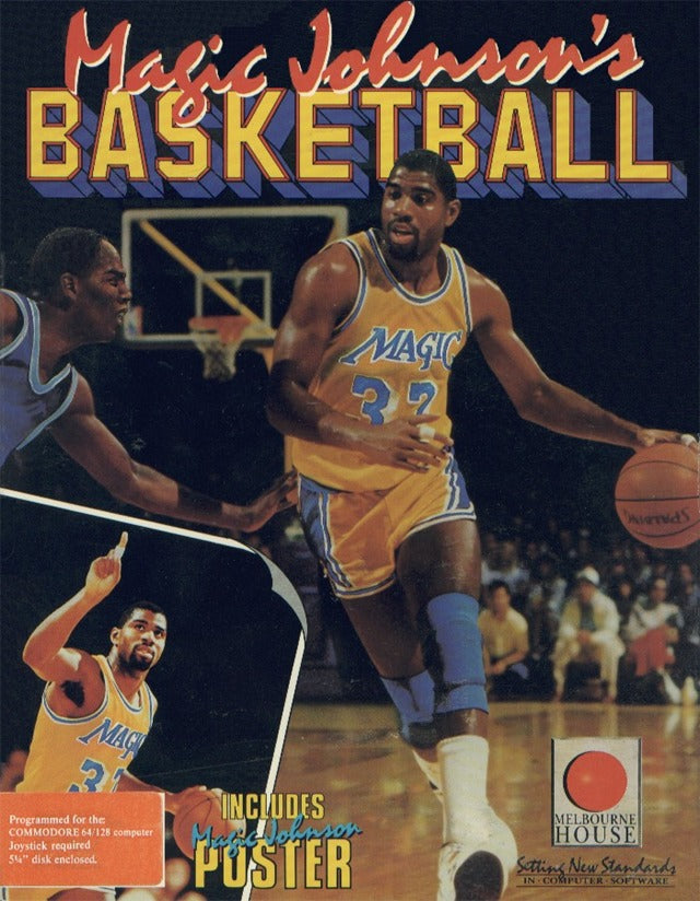Magic Johnson's Basketball (Commodore 64)