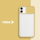Frosted frame lens phone case
