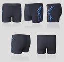 Men's boxer swimming trunks