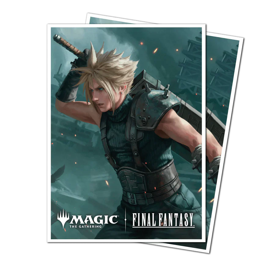 Ultra PRO Magic: The Gathering - Apex Sleeves 105ct - Final Fantasy (Cloud, Planet's Champion)