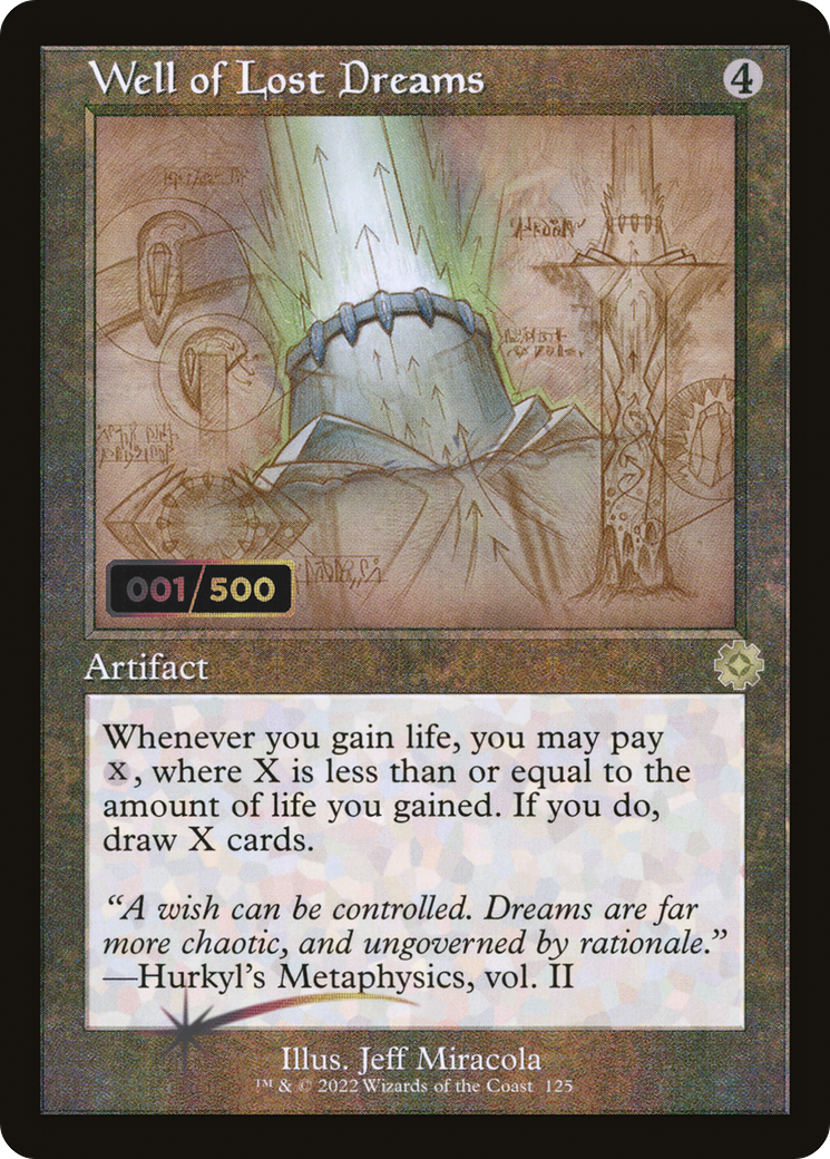 Well of Lost Dreams (BRR-125) - The Brothers' War Retro Artifacts Foil