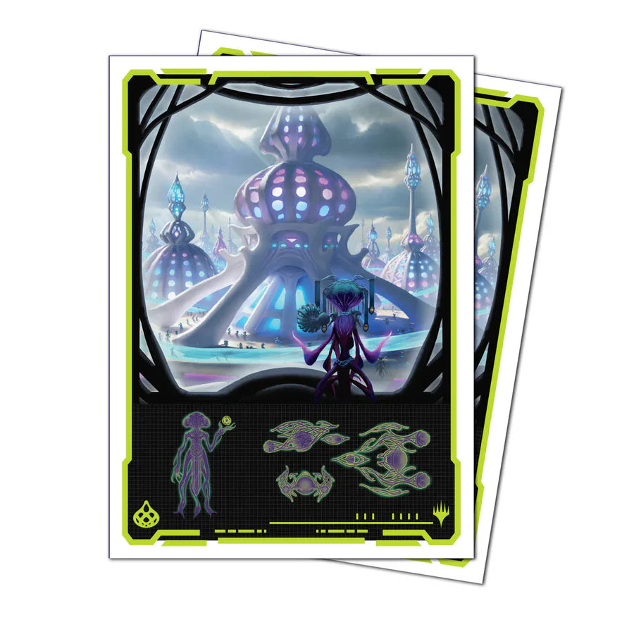 Ultra PRO Magic: The Gathering - Apex Sleeves 105ct - Edge of Eternities (Uthros, Titanic Godcore)