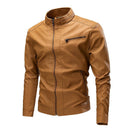 Motorcycle Retro Fashion Leather Jacket Coat