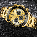 Stainless Steel Waterproof Multi-function Running Watch