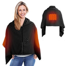 USB Heated Shawl, 77"x24", 3 Heat Levels