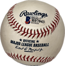 Justin Dunn Signed Baseball MLB BAS Autographed