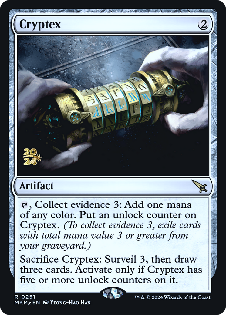 Cryptex (PRE-251) - Murders at Karlov Manor Promos Foil