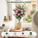 Artificial Camellia Tree 39.5" with Cement Pot
