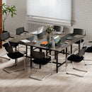 39.5" Square Conference Table with Thickened Tabletop