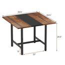 39.5" Square Conference Table with Thickened Tabletop