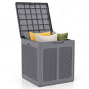 39 Gallon Deck Box with Lockable Lid - Weatherproof Storage