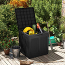 39 Gallon Deck Box with Lockable Lid - Weatherproof Storage