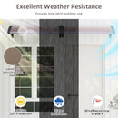 Door Awning 39x30 Inch Polycarbonate Window Canopy