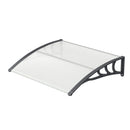 Door Awning 39x30 Inch Polycarbonate Window Canopy