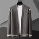 Autumn Cardigan Men's Long Sleeved Sweater Coat