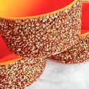 Copper Druzy BLING Tumbler Boot -fits 40oz New!