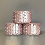 Rose Gold Metallic Waffle Tumbler Boot -Fall fits 20-40oz