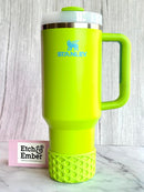 BRIGHT LIME WAFFLE Tumbler Boot -fits 20-40oz New!