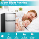 3.2 Cu. Ft Compact Mini Fridge with 5 Temperature Settings