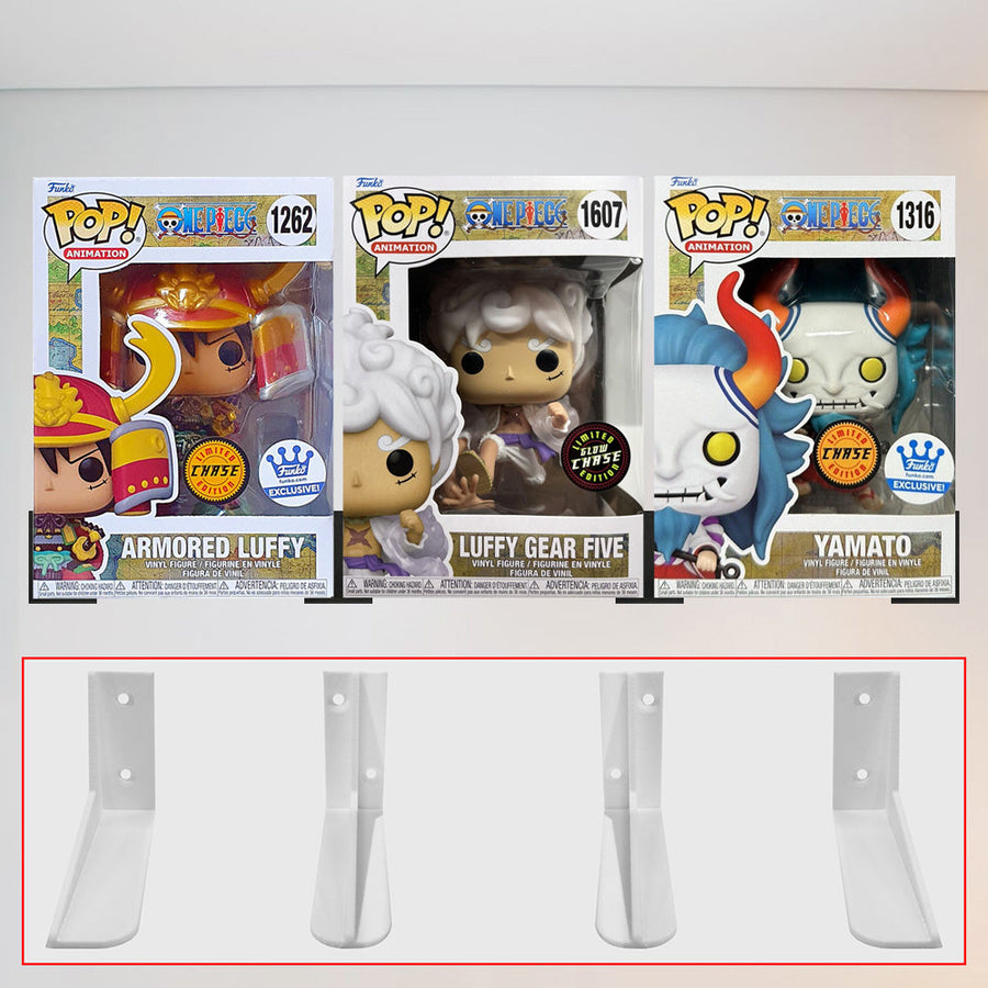 3D Floating Pop Shelf for 4 inch Standard Size Funko Pop Boxes (Shelf Size: 2in high x 3in deep)
