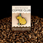 Capybara Coffee Club Enamel Pin