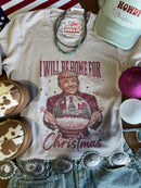 Snowglobe Home for Christmas Trump Tee