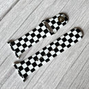 Apple Watch Band - BLACK & WHITE CHECKERS
