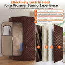 3L Portable Steam Sauna for Home Fast-Heat with 9-Level Remote Control and Folding Chair