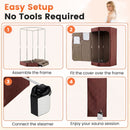 3L Portable Steam Sauna for Home Fast-Heat with 9-Level Remote Control and Folding Chair