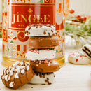 Christmas Gift Basket – Musical Cookie Tin Filled with Chocolate-Covered Oreos