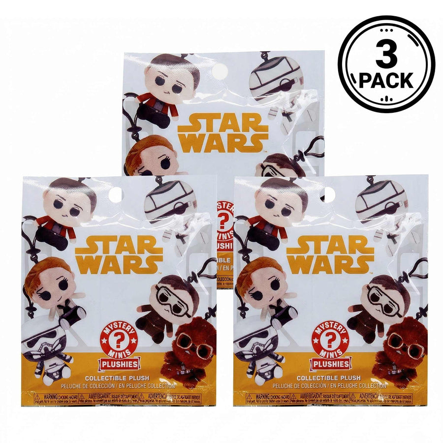 Pack of 3 Funko Mystery Mini Plush Keychains Solo: A Star Wars Story Blind Pack 2.5-Inch Collectible