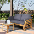 Adjustable Patio Convertible Sofa with Thick Cushion