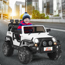 12V 2-Seater Ride on Car Truck with Remote Control and Storage Room-White