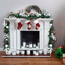 9 Feet Pre-Lit Artificial Christmas Garland with LED Lights