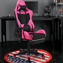 PU Leather Gaming Chair with USB Massage