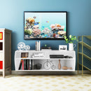48.5 Inch 2 Tier Modern Wall Mounted Hanging Floating Shelf
