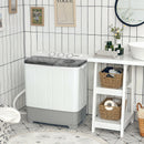 2-in-1 Portable 22lbs Capacity Washing Machine with Timer Control