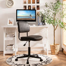PU Leather Adjustable Office Chair Swivel Task Chair with Backrest