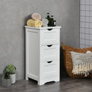 Bathroom Floor Freestanding Storage Organizer with 3 Drawers