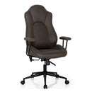 High Adjustable Back Executive Office Chair with Armrest-Brown