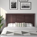 Full Wood Headboard Flat Panel with Pre-drilled Holes and Height Adjustment